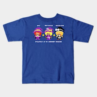 Evolution of an ordinary magician Kids T-Shirt